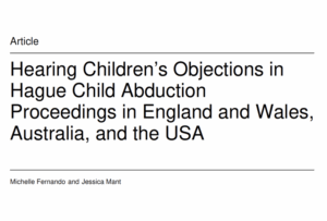 Title on article cover page