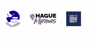 Logos of Global ARRK, Hague Mothers and Right to Equality heading the open letter